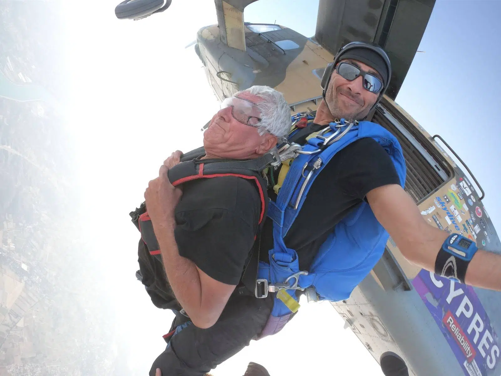 respirer lors d’un saut en parachute 