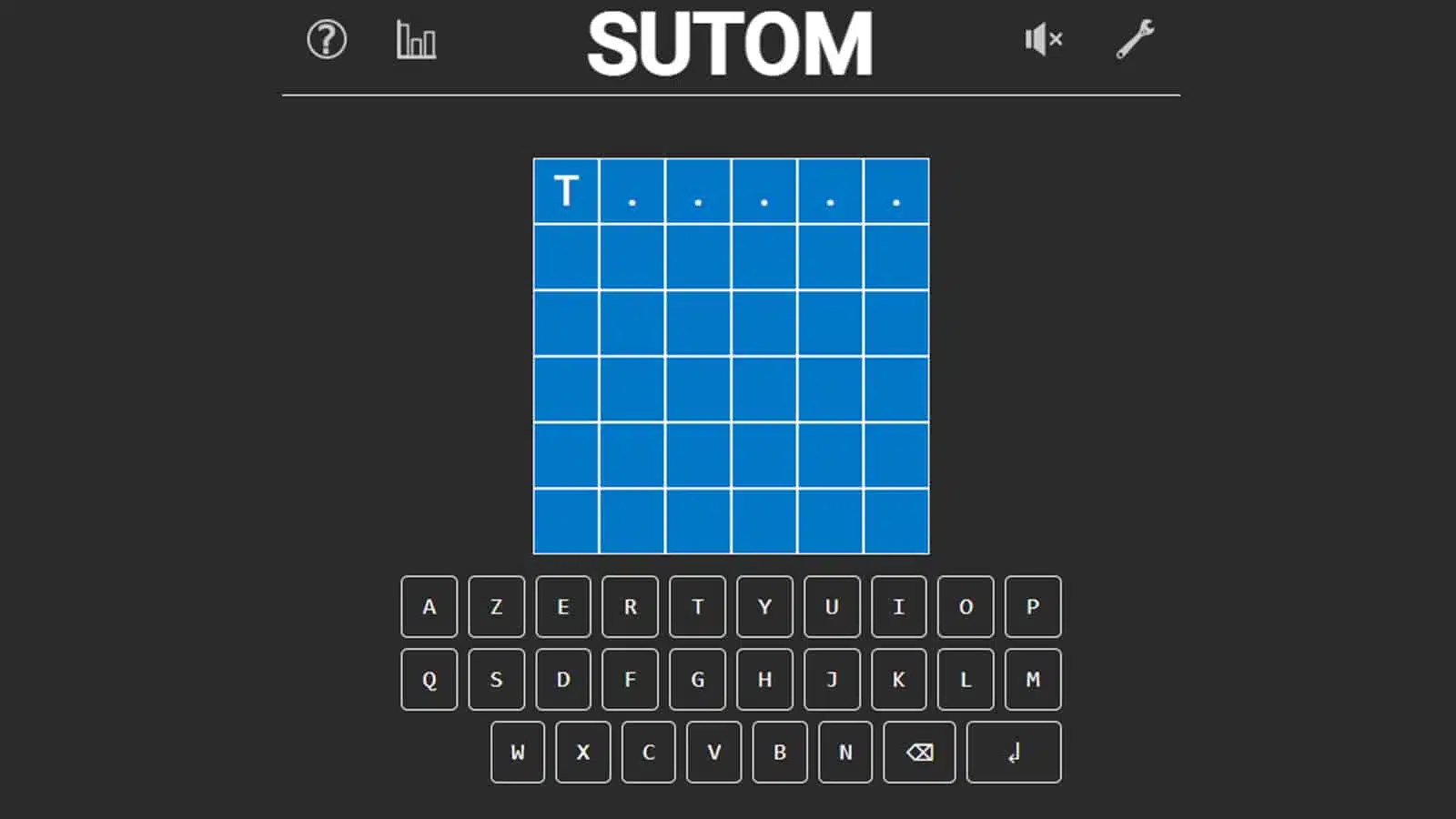 Sutom en ligne